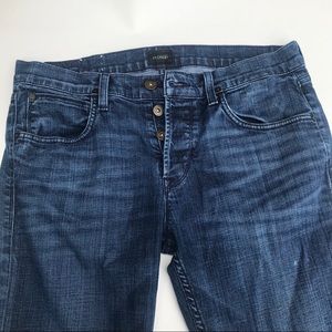 Men’s Hudson Blake slim straight jeans size 34 button fly